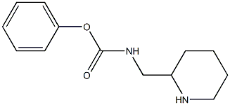 phenyl N-(piperidin-2-ylmethyl)carbamate 结构式
