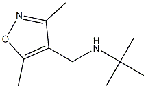 tert-butyl[(3,5-dimethyl-1,2-oxazol-4-yl)methyl]amine 结构式
