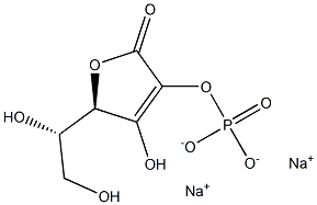 Sodium  L-Ascorbic  acid  -2-phosphate 结构式