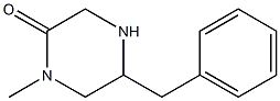 5-benzyl-1-methylpiperazin-2-one 结构式