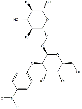 p-Nitrophenyl--D-melibiose 结构式