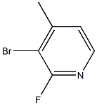 2-氟-3-溴-4-甲基吡啶 结构式