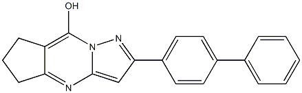 2-[1,1'-biphenyl]-4-yl-6,7-dihydro-5H-cyclopenta[d]pyrazolo[1,5-a]pyrimidin-8-ol 结构式