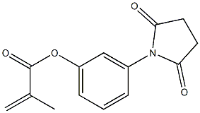 3-(2,5-dioxo-1-pyrrolidinyl)phenyl 2-methylacrylate 结构式