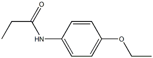 N-(4-ethoxyphenyl)propanamide 结构式