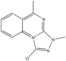 3,5-dimethyl-3H-[1,2,4]triazolo[4,3-a]quinazolin-10-ium-1-olate 结构式