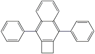 3,8-diphenyl-1,2-dihydrocyclobuta[b]naphthalene 结构式