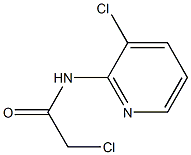 2-chloro-N-(3-chloro-2-pyridinyl)acetamide 结构式