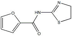 N-(4,5-dihydro-1,3-thiazol-2-yl)-2-furamide 结构式