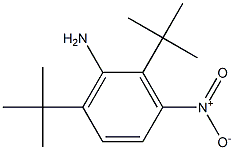 2,6-ditert-butyl-3-nitroaniline 结构式