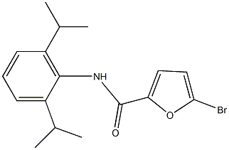 5-bromo-N-(2,6-diisopropylphenyl)-2-furamide 结构式