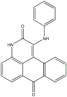 1-(phenylamino)-3H-naphtho[1,2,3-de]quinoline-2,7-dione 结构式