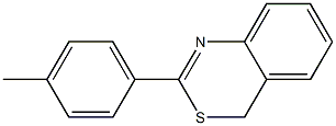 2-(4-methylphenyl)-4H-3,1-benzothiazine 结构式