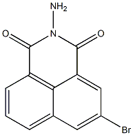 2-amino-5-bromo-1H-benzo[de]isoquinoline-1,3(2H)-dione 结构式