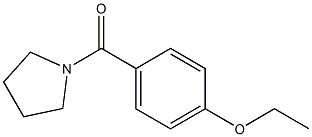1-(4-ethoxybenzoyl)pyrrolidine 结构式