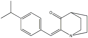 2-(4-isopropylbenzylidene)quinuclidin-3-one 结构式