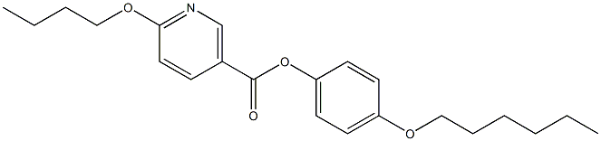 4-(hexyloxy)phenyl 6-butoxynicotinate 结构式