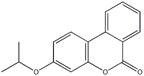 3-isopropoxy-6H-benzo[c]chromen-6-one 结构式