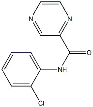 N-(2-chlorophenyl)-2-pyrazinecarboxamide 结构式