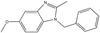 1-benzyl-2-methyl-1H-benzimidazol-5-yl methyl ether 结构式
