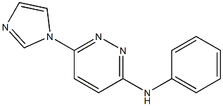 6-(1H-imidazol-1-yl)-N-phenyl-3-pyridazinamine 结构式
