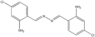 2-amino-4-chlorobenzaldehyde (2-amino-4-chlorobenzylidene)hydrazone 结构式