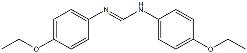 N,N'-bis(4-ethoxyphenyl)imidoformamide 结构式