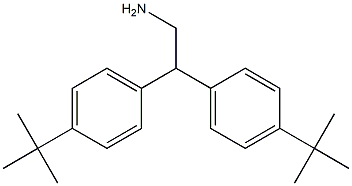 2,2-bis(4-tert-butylphenyl)ethylamine 结构式