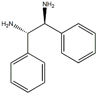 (1S,2S)-(+)-1,2-二苯基乙烯二胺 结构式