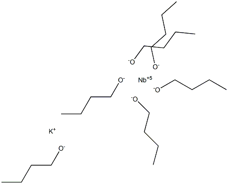 正丁醇铌钾 结构式