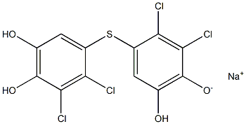 dihydroxydichlorophenyl sulfide, sodium salt 结构式