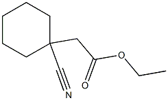 1-氰基环己基乙酸乙酯 结构式