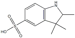 2,3,3-三甲基吲哚啉-5-磺酸 结构式