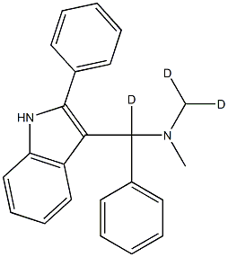 Diphenyldramine-d3 结构式