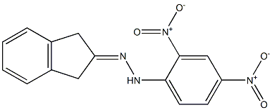 1,3-dihydro-2H-inden-2-one N-(2,4-dinitrophenyl)hydrazone 结构式