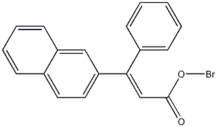 1-bromo-2-naphthyl (E)-3-phenyl-2-propenoate 结构式