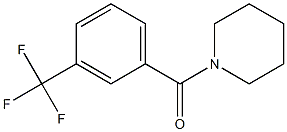 1-piperidinyl[3-(trifluoromethyl)phenyl]methanone 结构式