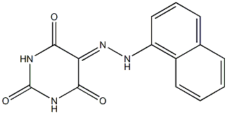 2,4,5,6(1H,3H)-pyrimidinetetrone 5-[N-(1-naphthyl)hydrazone] 结构式