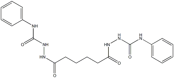 2-{6-[2-(anilinocarbonyl)hydrazino]-6-oxohexanoyl}-N-phenyl-1-hydrazinecarboxamide 结构式