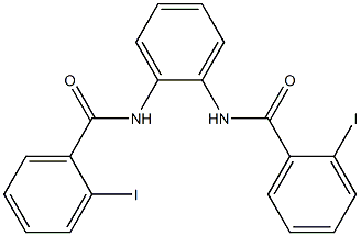 2-iodo-N-{2-[(2-iodobenzoyl)amino]phenyl}benzamide 结构式