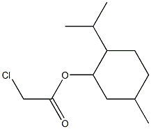 2-isopropyl-5-methylcyclohexyl 2-chloroacetate 结构式