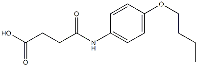 4-(4-butoxyanilino)-4-oxobutanoic acid 结构式