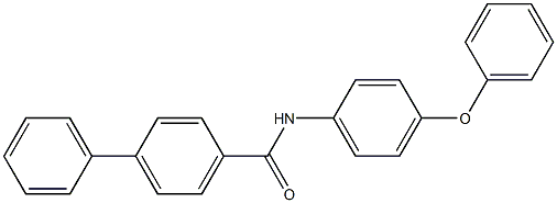 N-(4-phenoxyphenyl)[1,1'-biphenyl]-4-carboxamide 结构式