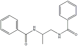 N-[2-(benzoylamino)-1-methylethyl]benzamide 结构式