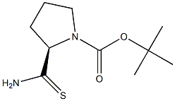 (R)-tert-butyl 2-carbamothioylpyrrolidine-1-carboxylate 结构式