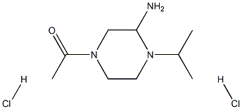 3-Amino-1-(4-isopropyl-piperazin-1-yl)-ethanone di-hydrochloride 结构式