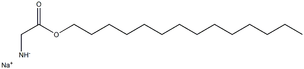 N-十四烷基甘氨酸钠盐 结构式