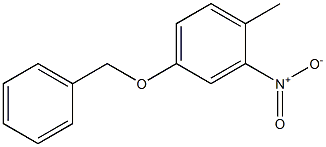 4-苄氧基-2-硝基甲苯 结构式