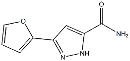 3-(呋喃-2-基)-1H-吡唑-5-甲酰胺 结构式