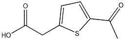 (5-ACETYLTHIEN-2-YL)ACETIC ACID 结构式